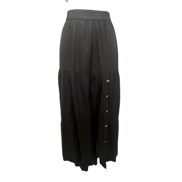 Crazy Cowgirl Western Wear Black Flowy Skirt Goth Cowgirl Women’s Size 2X - Picture 4 of 6